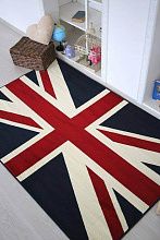 Ковер для подростков Британский флаг темно-синий