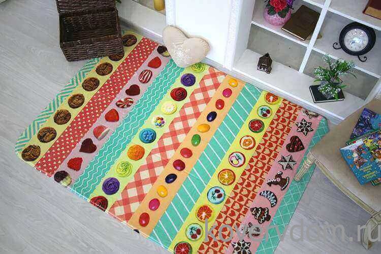 Детский развивающий 3D ковер ВКУСНЯШКИ 86171